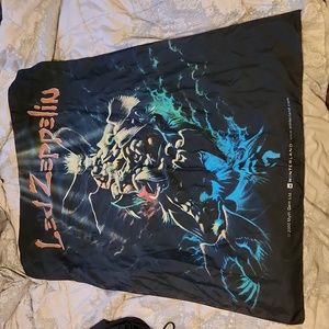Led Zeppelin Fabric Full Graphic Wall Tapestry Poster Vintage Y2K